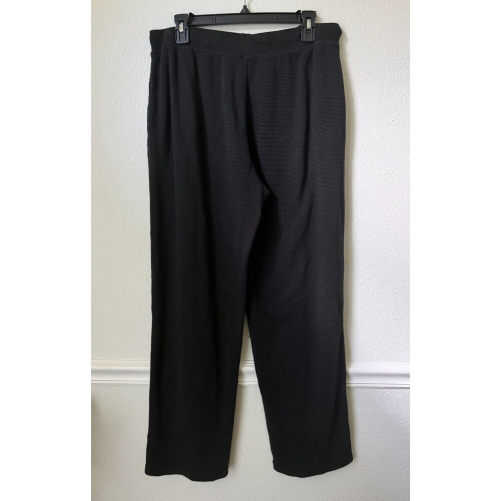 Polo Ralph Lauren Black Waffle Knit Lounge Pants Men’s Large Thermal Pajama - Picture 3 of 10